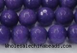 CCN2062 15 inches 14mm faceted round candy jade beads wholesale