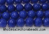 CCN2065 15 inches 6mm faceted round candy jade beads wholesale