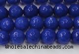 CCN2066 15 inches 8mm faceted round candy jade beads wholesale