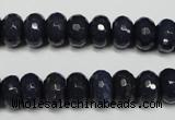 CCN2114 15.5 inches 6*10mm faceted rondelle candy jade beads