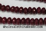 CCN2133 15.5 inches 5*8mm faceted rondelle candy jade beads