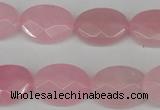 CCN2201 15.5 inches 13*18mm faceted oval candy jade beads