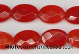 CCN2204 15.5 inches 13*18mm faceted oval candy jade beads