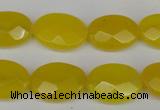 CCN2208 15.5 inches 13*18mm faceted oval candy jade beads