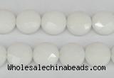 CCN2230 15.5 inches 12mm faceted coin candy jade beads wholesale