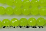 CCN2264 15.5 inches 10mm faceted round candy jade beads wholesale