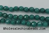 CCN2278 15.5 inches 4mm faceted round candy jade beads wholesale