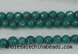 CCN2279 15.5 inches 6mm faceted round candy jade beads wholesale