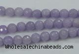 CCN2287 15.5 inches 6mm faceted round candy jade beads wholesale