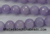 CCN2289 15.5 inches 10mm faceted round candy jade beads wholesale