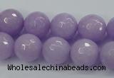 CCN2290 15.5 inches 12mm faceted round candy jade beads wholesale