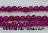 CCN2294 15.5 inches 6mm faceted round candy jade beads wholesale