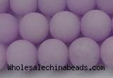 CCN2401 15.5 inches 4mm round matte candy jade beads wholesale