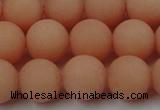 CCN2446 15.5 inches 8mm round matte candy jade beads wholesale