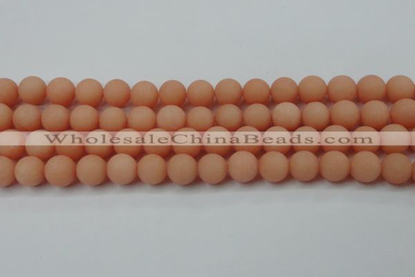 CCN2466 15.5 inches 10mm round matte candy jade beads wholesale