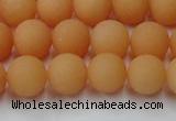 CCN2518 15.5 inches 10mm round matte candy jade beads wholesale