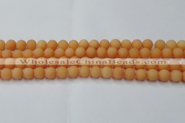 CCN2518 15.5 inches 10mm round matte candy jade beads wholesale