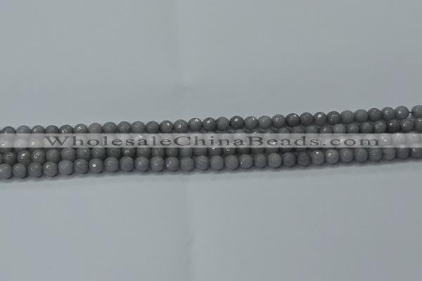 CCN2559 15 inches 6mm faceted round candy jade beads wholesale