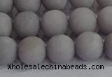 CCN2583 15.5 inches 10mm round matte candy jade beads wholesale