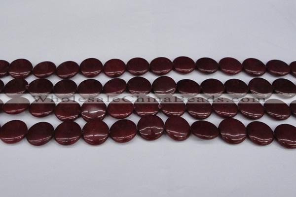 CCN2604 15.5 inches 18mm flat round candy jade beads wholesale