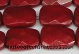 CCN2632 15.5 inches 18*25mm faceted trapezoid candy jade beads