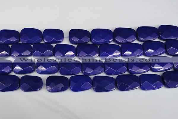 CCN2635 15.5 inches 18*25mm faceted trapezoid candy jade beads