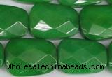 CCN2638 15.5 inches 18*25mm faceted trapezoid candy jade beads