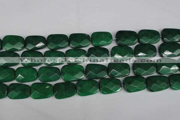 CCN2639 15.5 inches 18*25mm faceted trapezoid candy jade beads