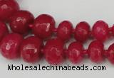 CCN2648 15.5 inches 5*8mm - 12*16mm faceted rondelle candy jade beads