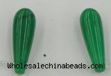 CCN2739 Top-drilled 10*30mm teardrop candy jade beads wholesale