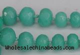 CCN2757 15.5 inches 5*8mm - 12*16mm faceted rondelle candy jade beads