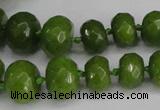 CCN2758 15.5 inches 5*8mm - 12*16mm faceted rondelle candy jade beads