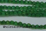 CCN2819 15.5 inches 3mm tiny faceted round candy jade beads