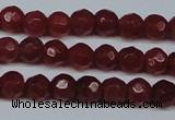 CCN2821 15.5 inches 4mm tiny faceted round candy jade beads