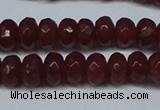 CCN2850 15.5 inches 2*4mm faceted rondelle candy jade beads