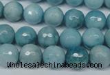 CCN2933 15.5 inches 10mm faceted round candy jade beads