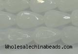 CCN3016 15.5 inches 10*15mm faceted teardrop candy jade beads