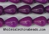 CCN3767 15.5 inches 10*14mm teardrop candy jade beads wholesale