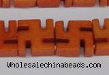 CCN3957 15.5 inches 20*20mm svastika candy jade beads wholesale