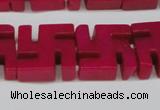 CCN3958 15.5 inches 20*20mm svastika candy jade beads wholesale