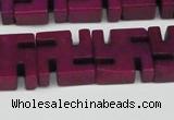 CCN3960 15.5 inches 20*20mm svastika candy jade beads wholesale