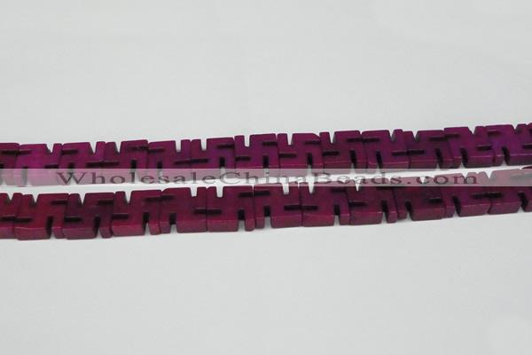 CCN3960 15.5 inches 20*20mm svastika candy jade beads wholesale