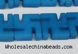 CCN3962 15.5 inches 20*20mm svastika candy jade beads wholesale