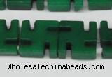 CCN3965 15.5 inches 20*20mm svastika candy jade beads wholesale