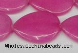 CCN3972 15.5 inches 30*40mm flat teardrop candy jade beads