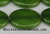 CCN3996 15.5 inches 30*40mm oval candy jade beads wholesale