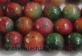 CCN4003 15 inches 10mm faceted round candy jade beads wholesale