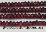 CCN4104 15.5 inches 2*4mm faceted rondelle candy jade beads