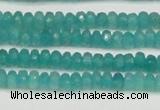 CCN4106 15.5 inches 2*4mm faceted rondelle candy jade beads