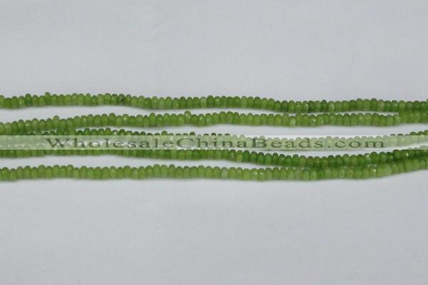 CCN4108 15.5 inches 2*4mm faceted rondelle candy jade beads